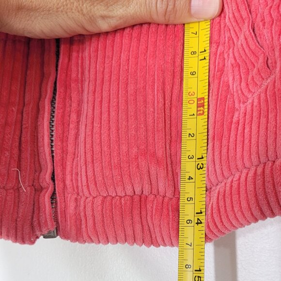 7 For All Mankind Girls Pink 100% Cotton Toddler Corduroy Look Jacket 24M - Picture 12 of 14